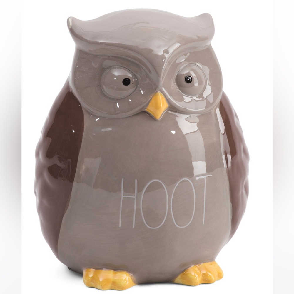 Rae Dunn Ceramic Glazed Owl